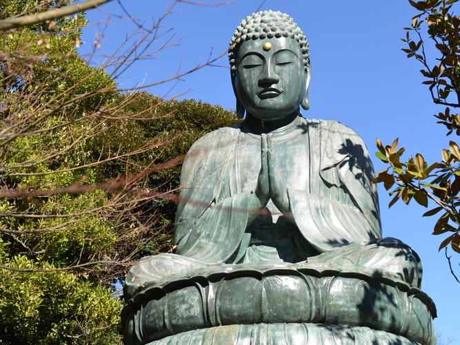 Le bouddha géant de Tenno-ji 