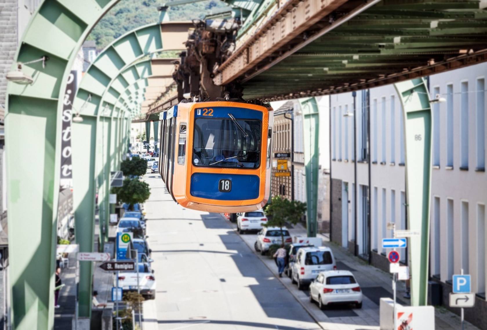 ヴッパータールの空中鉄道